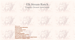 Desktop Screenshot of elkstreamranch.org
